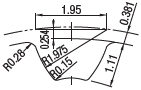 MISUMI時規皮帶輪S3M齒形圖 timing pulley