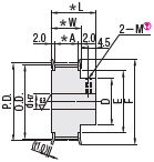 MISUMI Timing Pulleys S3M Type Shape B  timing pulley